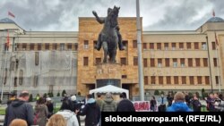 Народно собрание на граѓанската иницијатива „Кој е следен“ пред законодавниот дом, 29 март 2025 година 