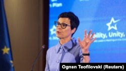  Еврокомесарката за проширување, Марта Кос