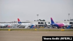 Sa beogradskog aerodroma "Nikola Tesla" najfrekvetnije linije su ka Tivtu.