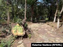 Началото на почистения от доброволци парк