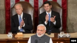 Indijski premijer Narendra Modi tokom govora u Kongresu SAD 2016. godine