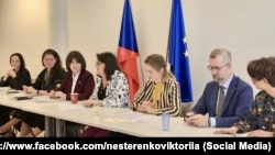 Дискуссия в рамках «Крымской недели» – серии мероприятий с участием дипломатов, депутатов Европарламента, посвященных Крыму. Брюссель, 13 мая 2025 года