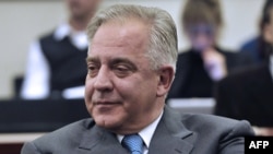 Ivo Sanader tokom izricanja presude