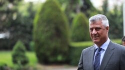 Predsednik Kosova Hašim Tači, tokom pres konferencije 29. maja 2020.