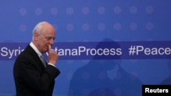 Спецпосланник ООН по Сирии Стаффан де Мистура 