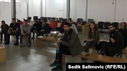 Mladi na Konferenciji o genocidu u Memorijalnom centru Srebrenica-Potočari, 29. septembar 2021.