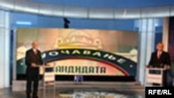 Boris Tadić i Tomislav Nikolić u tv duelu