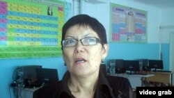 Асия Оспанова, директор школы № 23 села Тонкерис. Алматинская область, 5 сентября 2014 года.