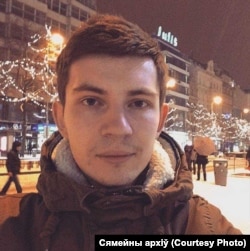 Jurnalistul Igor Losik când era în libertate, la Praga.