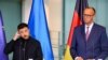 Presidenti ukrainas, Volodymyr Zelensky, dhe kancelari gjerman, Friedrich Merz, gjatë konferencës në Berlin. 