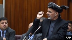 Afghan President Ashraf Ghani introduced cabinet nominees to parliament on January 20.