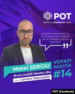 Sergiu Matei este cunoscut pe rețelele sociale cu numele „nimenidenicaieri”.