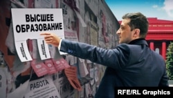 Коллаж на тему вступительной кампании в вузы Украины для крымчан