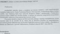 Zahtjev za pokretanje istrage