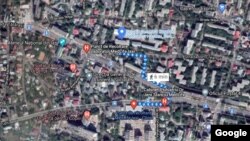 Distanța dintre două centre de vaccinare din Iași