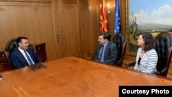 Премиерот Зоран Заев на средба со вршителот на должност заменик-помошник државен секретар на САД Метју Палмер