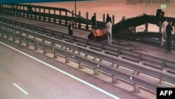 ყირიმის ხიდი აფეთქების შემდეგ