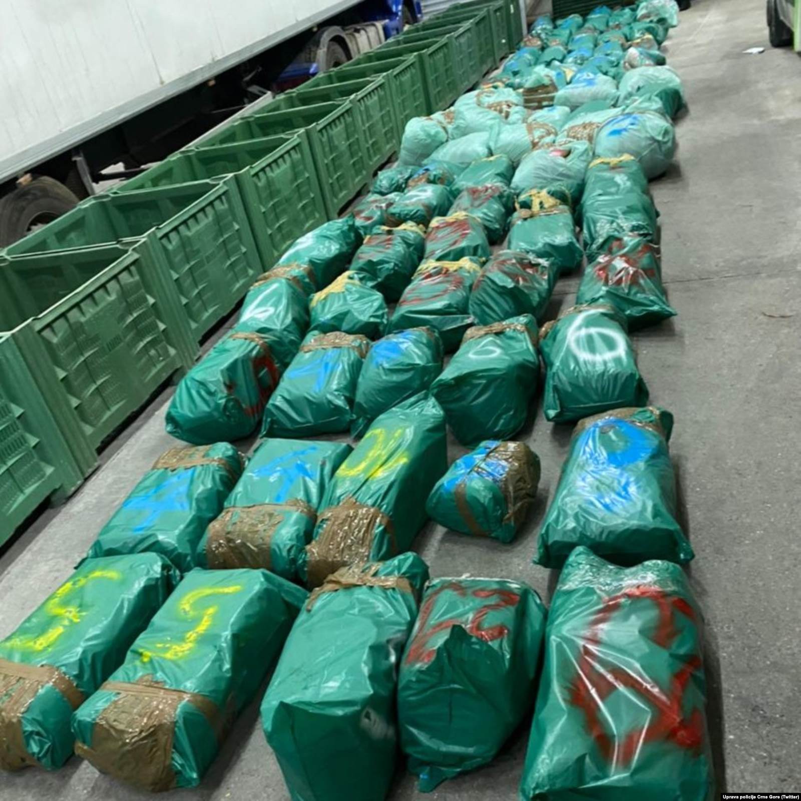 Zaplijena 500 kg marihuane