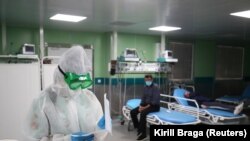 Хоспитализирани лица со ковид во Русија. 