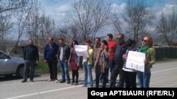 ჟურნალისტების სოლიდარობის აქცია ერგნეთში