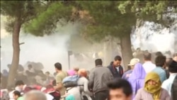 Gaz lotsjellës mbi migrantët