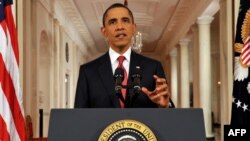 Američki predsjednik Barack Obama govori u jednom od rijetkih prime-time obraćanju naciji, Washington, DC, 25. jul 2011.
