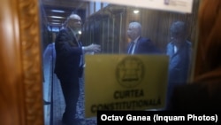 Curtea Constituțională. Marian Enache (stânga), președintele CCR