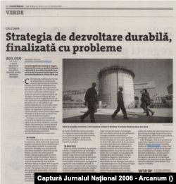 Călin Georgescu a activat, în tinerețe, în domeniul dezvoltării durabile.