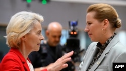 Председателката на ЕК Урсула фон дер Лайен и министър-председателката на Дания Мете Фредериксен