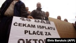 Protest radnika fabrike "Krivaja" u Zavidovićima, ilustrativna fotografija