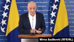 Vjekoslav Bevanda, ministar finansija BiH nakon sjednice Vijeća ministara BiH