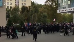 Водно оръдие и масови арести на протестите в Беларус