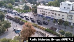 Во центарот на Скопје генералната проба за централната прослава што треба да се одржи на 8 Септември – Денот на независноста, по повод 30 години независност на државата.