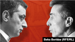 Георгий Гахария и Бидзина Иванишвили (коллаж)