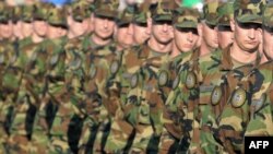 Vojska Hrvatske na paradi u Karlovcu 2009.