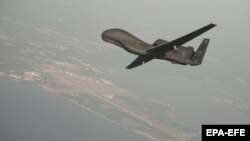 Американский разведывательный беспилотник RQ-4 Global Hawk