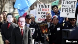 Протибетански протести во Вашингтон