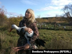 Марина Сиденко и ее птицы