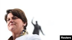 Novoimenovana premijerka Sjeverne Irske, predsjednica probritanske Partije demokratskih unionista(DEB)Arlin Foster(Arlene Foster)
