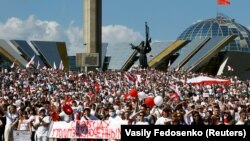 Demonstrațiile de la Minsk împotriva fraudării alegerilor. 16 august 2020