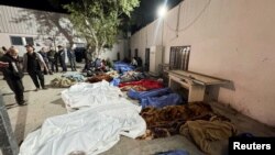 Tijela ubijenih u izraelskim napadima, Gaza, 18. mart 2025.