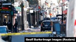 Pamje nga zona ku është kryer sulmi në Nju Orllins.