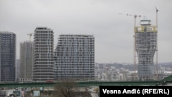 Projekt u izgradnji " Beograd na vodi", Beograd, decembar 2020.