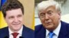 Președintele României, Nicușor Dan (în stânga) și președintele SUA, Donald Trump.