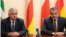 Президент Абхазии Рауль Хаджимба и глава Южной Осетии Анатолий Бибилов