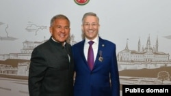 Рустам Минниханов и Радик Гайзатуллин