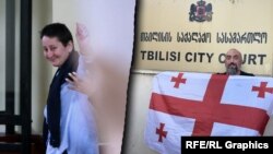 Мзия Амаглобели, Георгий Ахобадзе (коллаж)