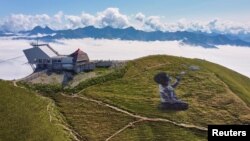 Творбата на Сейпи на връх Молесон, Швейцария