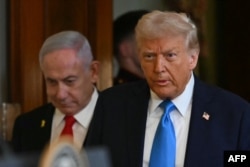 Premierul israelian Beniamin Netanyahu l-a vizitat pe Donald Trump la Washington săptămâna aceasta.