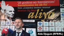 Producent Omer Erdogan na pres-konferenciji u Sarajevu